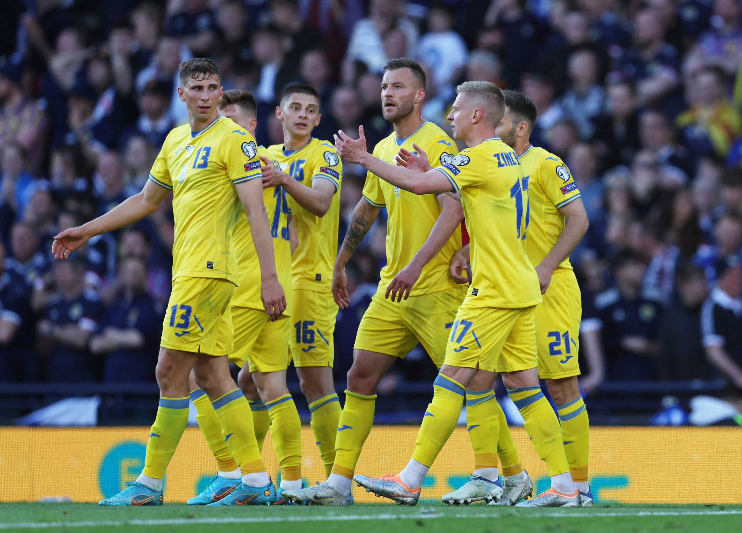 Σκωτία – Ουκρανία 1-3: Έβαλε στην άκρη τον πόλεμο και έκανε βήμα πρόκρισης στο Παγκόσμιο Κύπελλο του Κατάρ