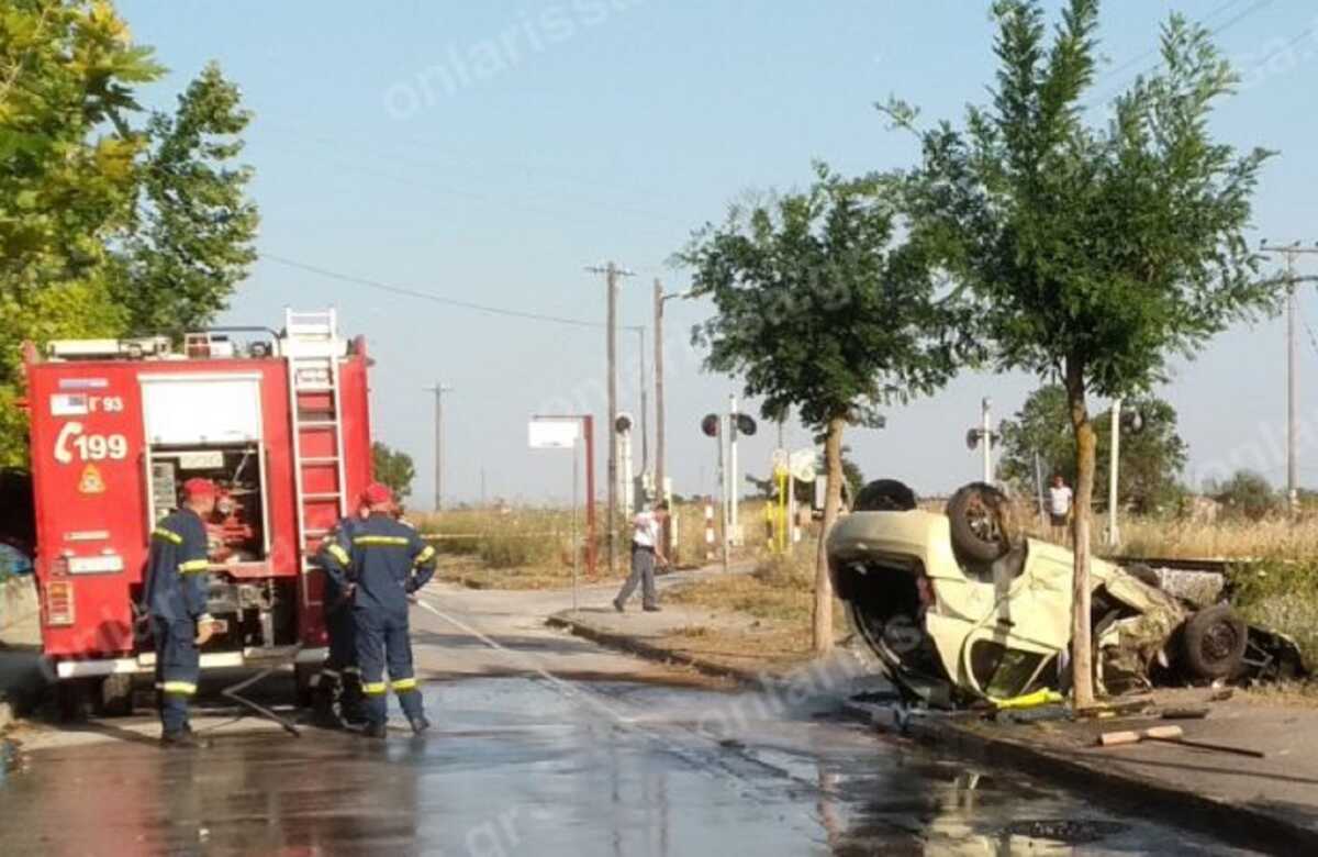 Λάρισα: Ένας νεκρός μετά από σύγκρουση αυτοκινήτου με τρένο