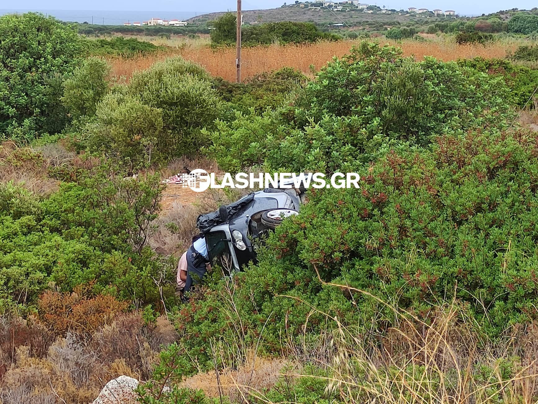 Χανιά: Σοβαρό τροχαίο στα Χωραφάκια Ακρωτηρίου – Εγκλωβίστηκε μια γυναίκα