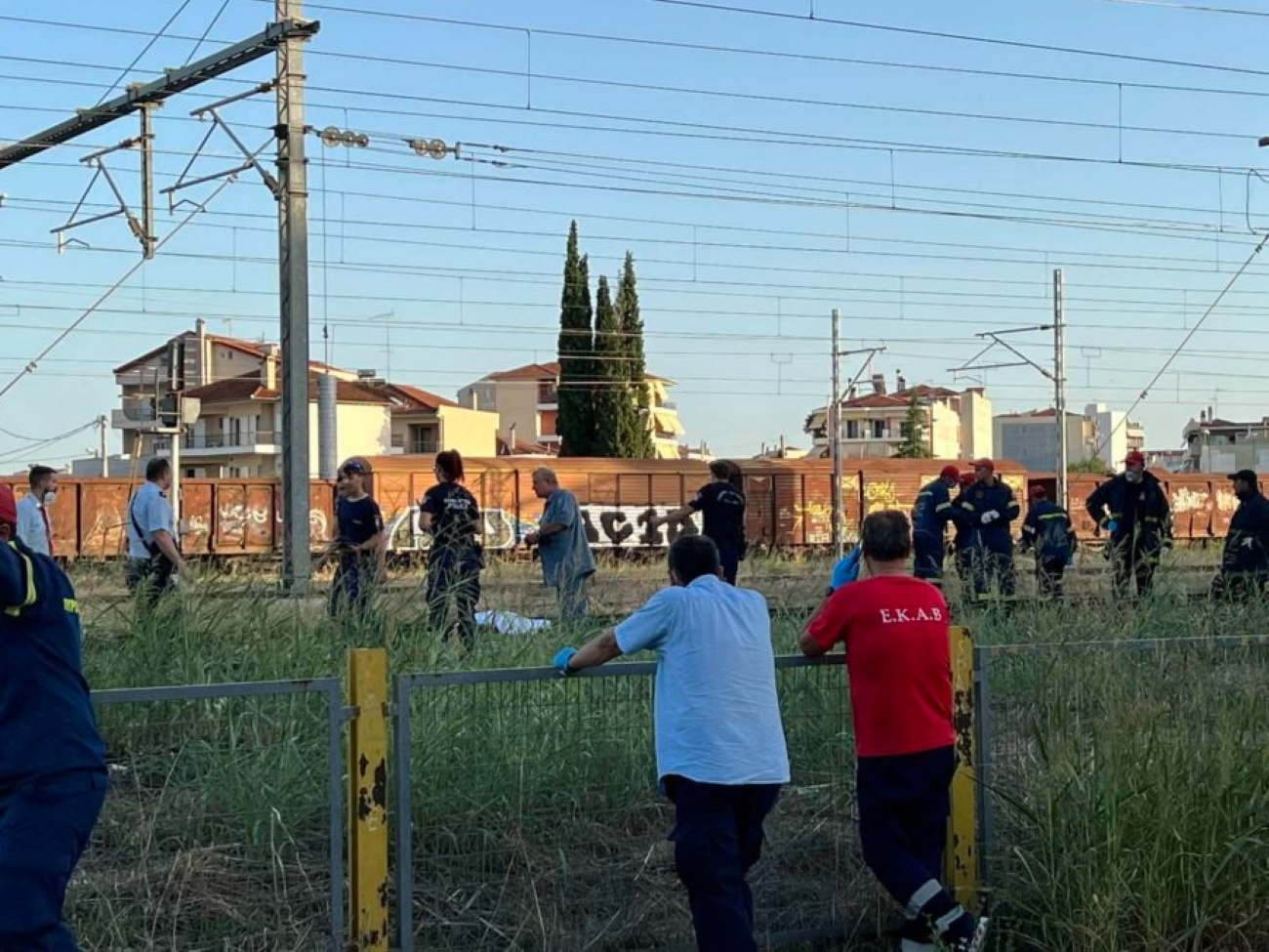 Λάρισα: Άνθρωπος παρασύρθηκε από τρένο και σκοτώθηκε