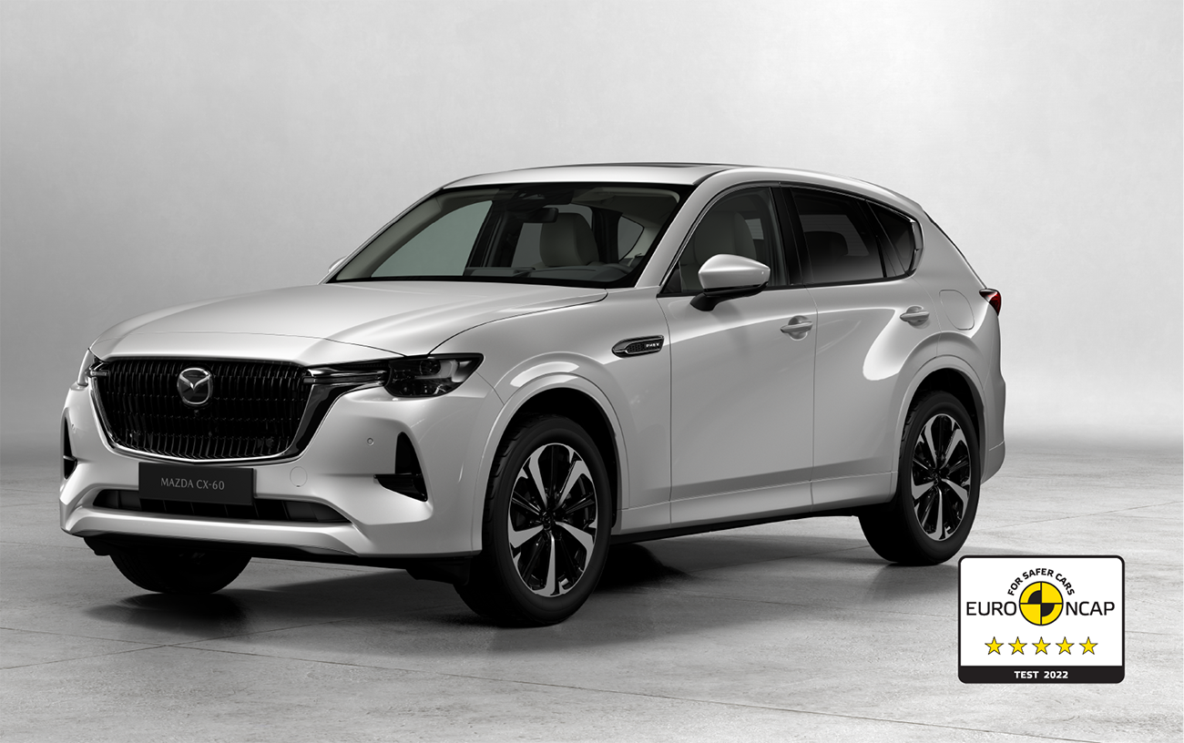 Βαθμολογία πέντε αστέρων για το Mazda CX-60 στο EURO NCAP