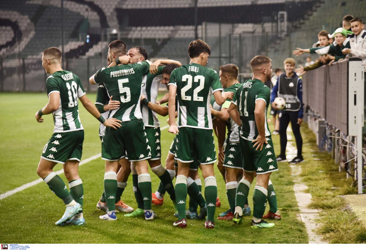 Παναθηναϊκός – Τρέντσιν 2-0: Νίκη και προβάδισμα πρόκρισης στη Youth League αλλά με αγωνία για τον Φρόκου