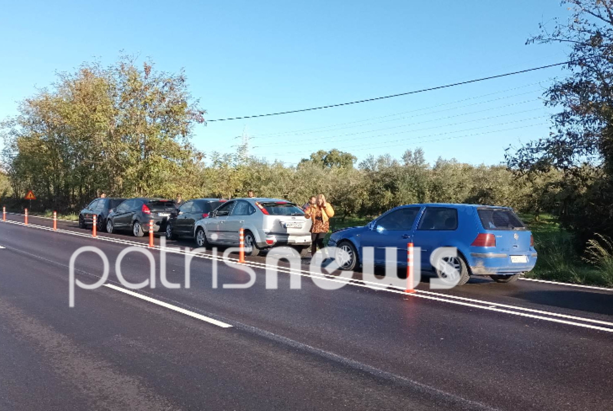 Μεγάλη καραμπόλα πέντε αυτοκινήτων στην Εθνική Οδό Πατρών – Πύργου