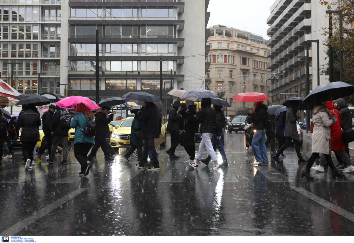 Καιρός meteo: Βροχές σε μεγάλο μέρος της χώρας τη Δευτέρα (05/12)