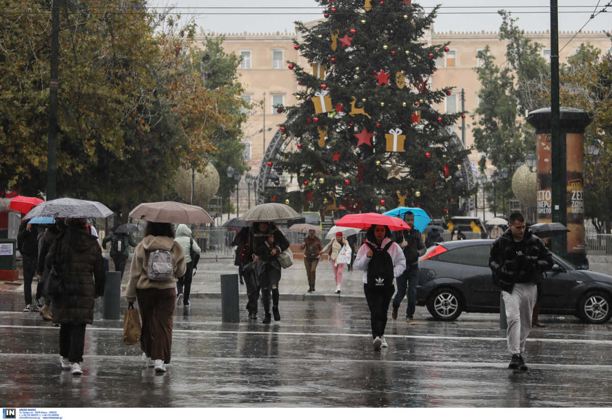 Καιρός – Meteo: Βροχές και καταιγίδες την Κυριακή 18/12