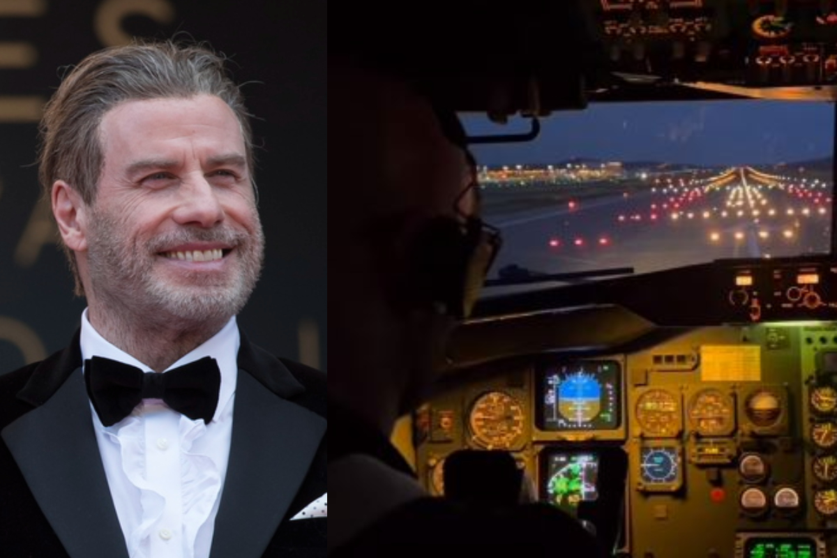 Ο Τζον Τραβόλτα σε «ρόλο» πιλότου μας πάει μια βόλτα με αεροπλάνο και απογειώνεται από την Αθήνα