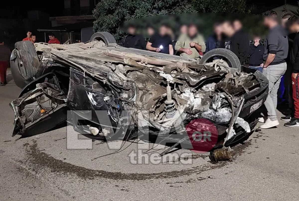 Τροχαίο στην Εύβοια – Ο οδηγός κοιμήθηκε πάνω στο τιμόνι