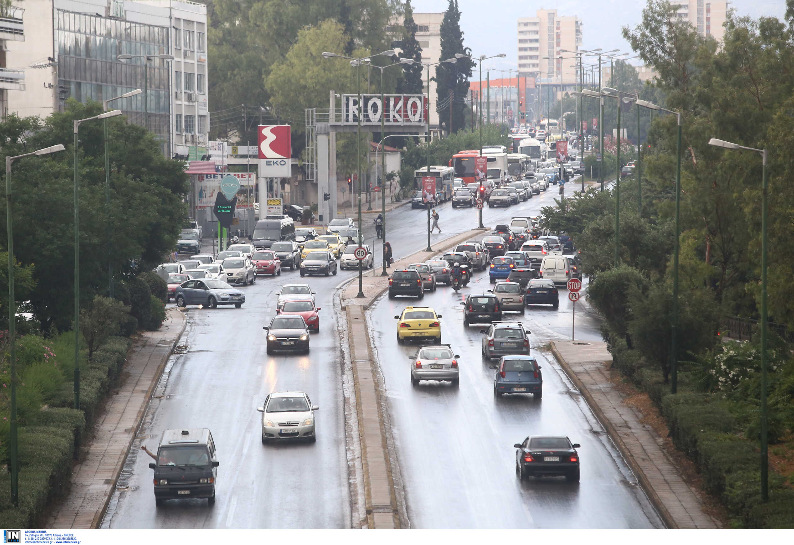 Μποτιλιάρισμα στην λεωφόρο Αλίμου Κατεχάκη λόγω τροχαίου