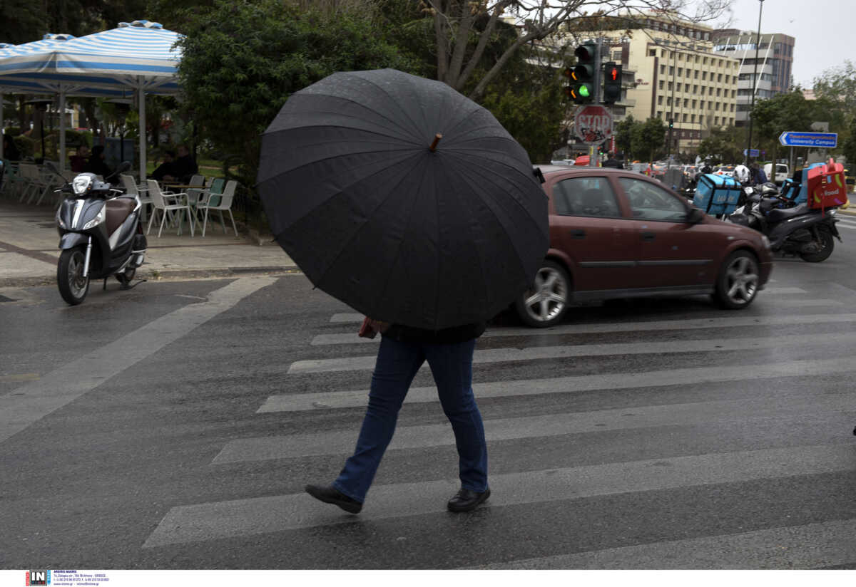 Καιρός – Meteo: Η κακοκαιρία «ILINA» φέρνει βροχές και χαλάζι αύριο Τρίτη (4/4)