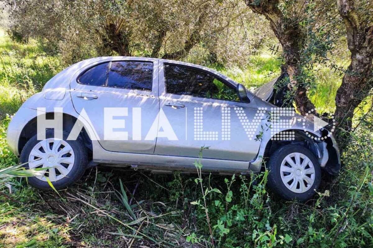 Ηλεία: Τροχαίο στον Πύργο με αυτοκίνητο να καταλήγει σε δέντρο, δείτε εικόνες