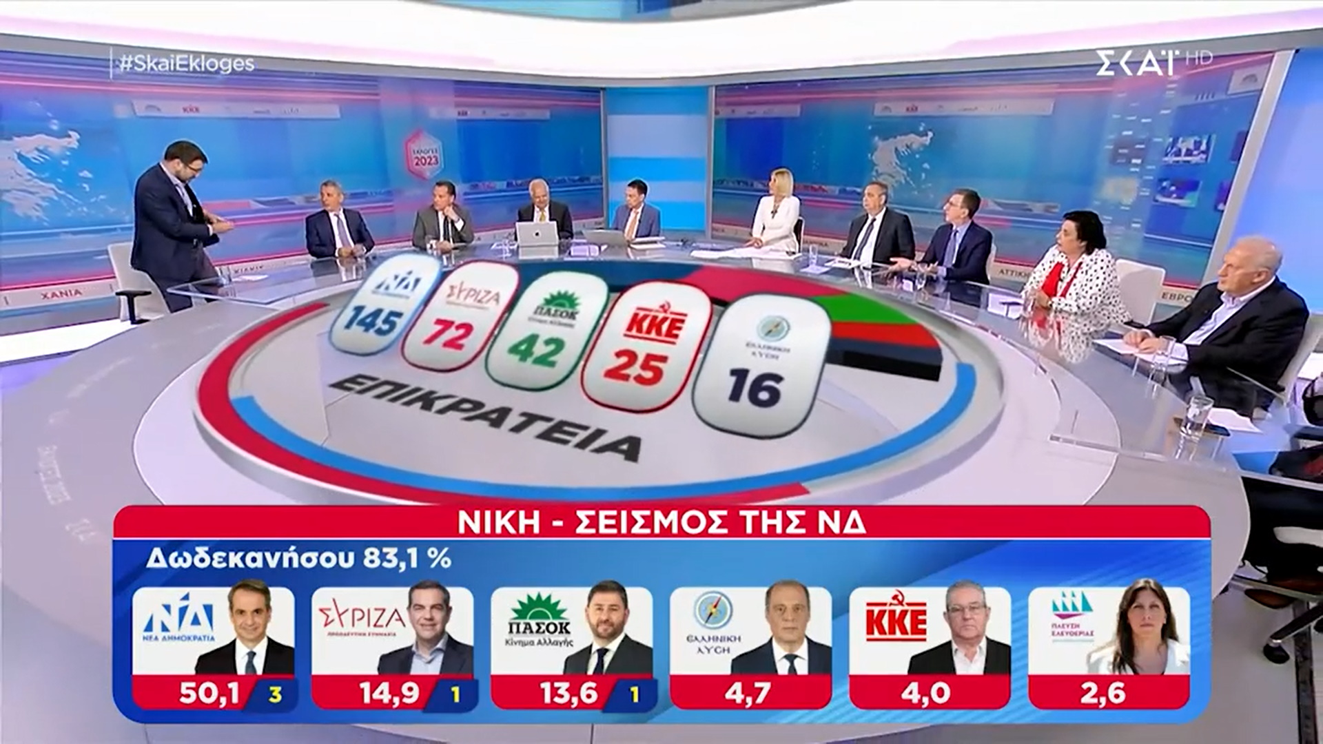 Εκλογές 2023: Ο Νάσος Ηλιόπουλος αποχώρησε από το πλατό του ΣΚΑΪ μετά από ένταση με τον Άρη Πορτοσάλτε