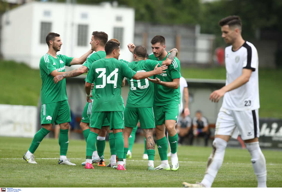 Παναθηναϊκός – Ρογκάσκα 3-1: Πήρε άνετη νίκη σε φιλικό προετοιμασίας, αλλά δέχθηκε υπέροχο γκολ