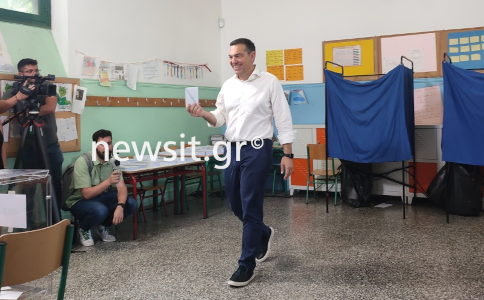 Εκλογές 2023 – Τσίπρας: Στο Περιστέρι ψήφισε ο πρόεδρος του ΣΥΡΙΖΑ