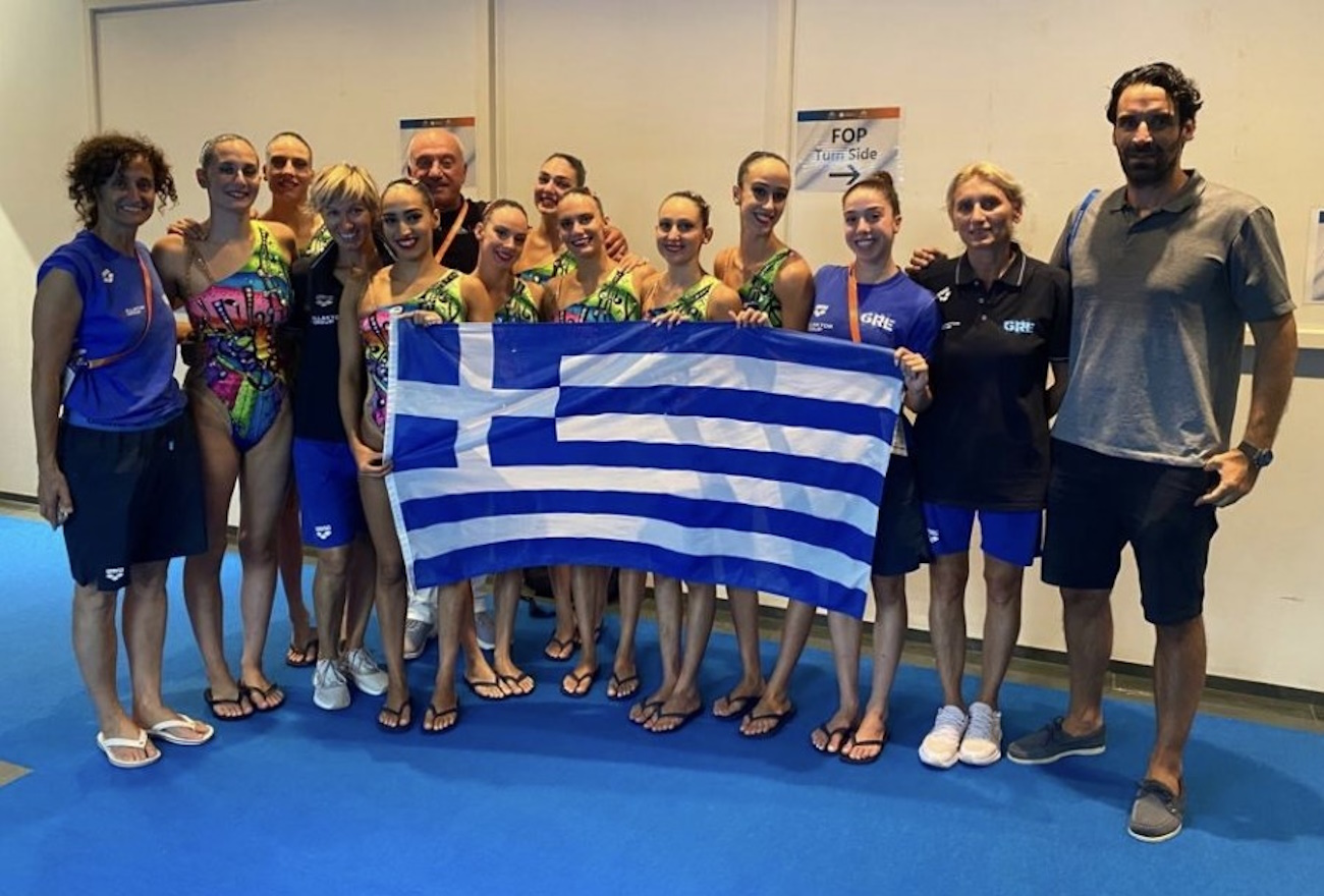 Στην 5η θέση του κόσμου τα κορίτσια της Ελλάδας στο Τεχνικό Ομαδικό της καλλιτεχνικής κολύμβησης