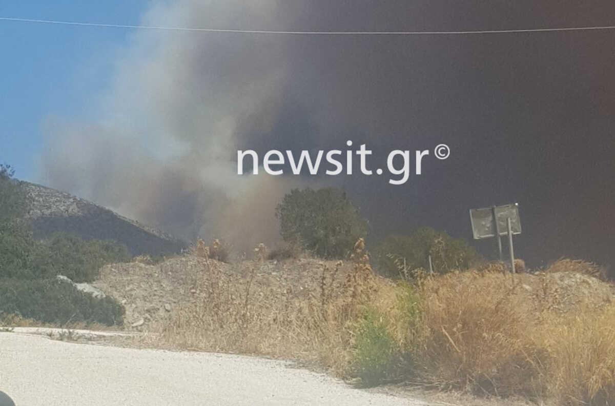 Φωτιά στον Κουβαρά Αττικής: Έκτακτη ενημέρωση από την Πυροσβεστική