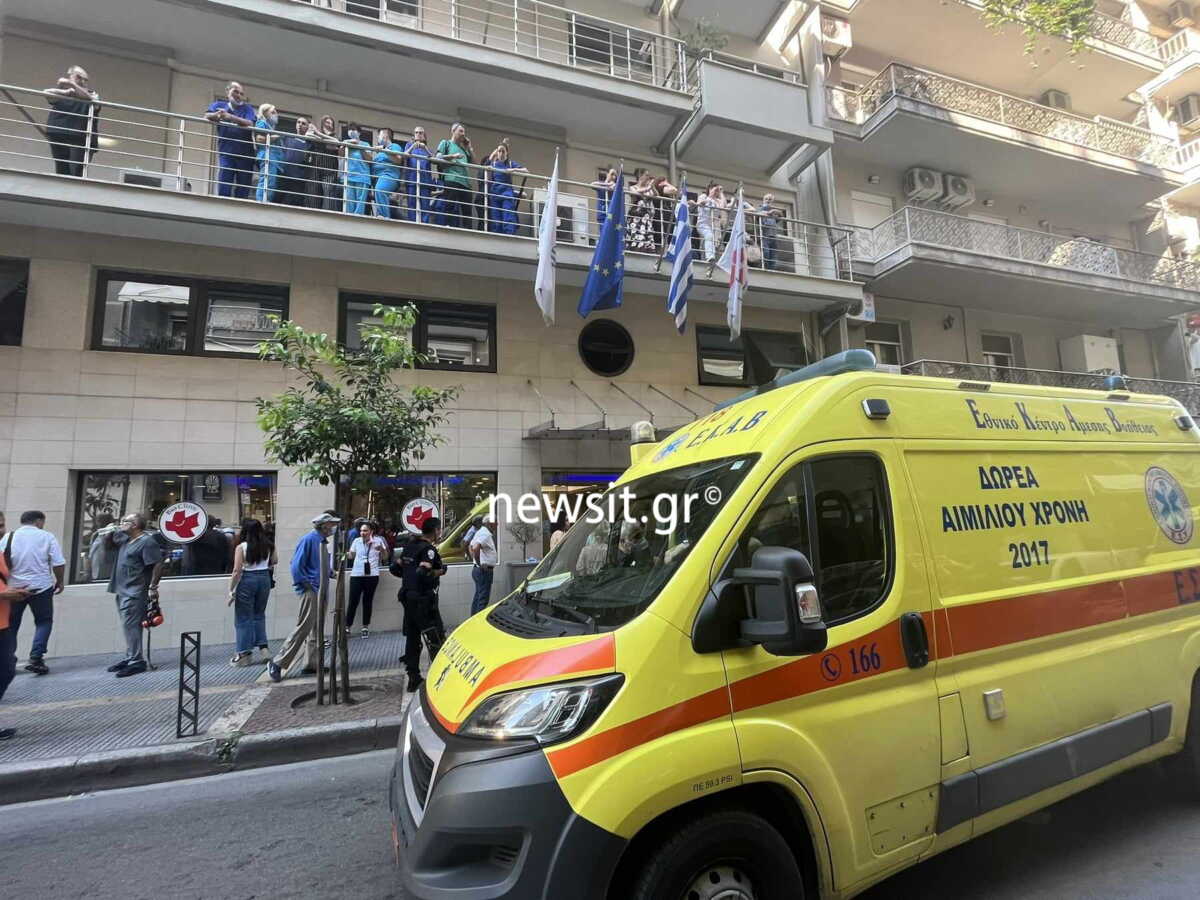 Θεσσαλονίκη: Φωτιά σε κλινική στο κέντρο – Απομακρύνονται οι ασθενείς