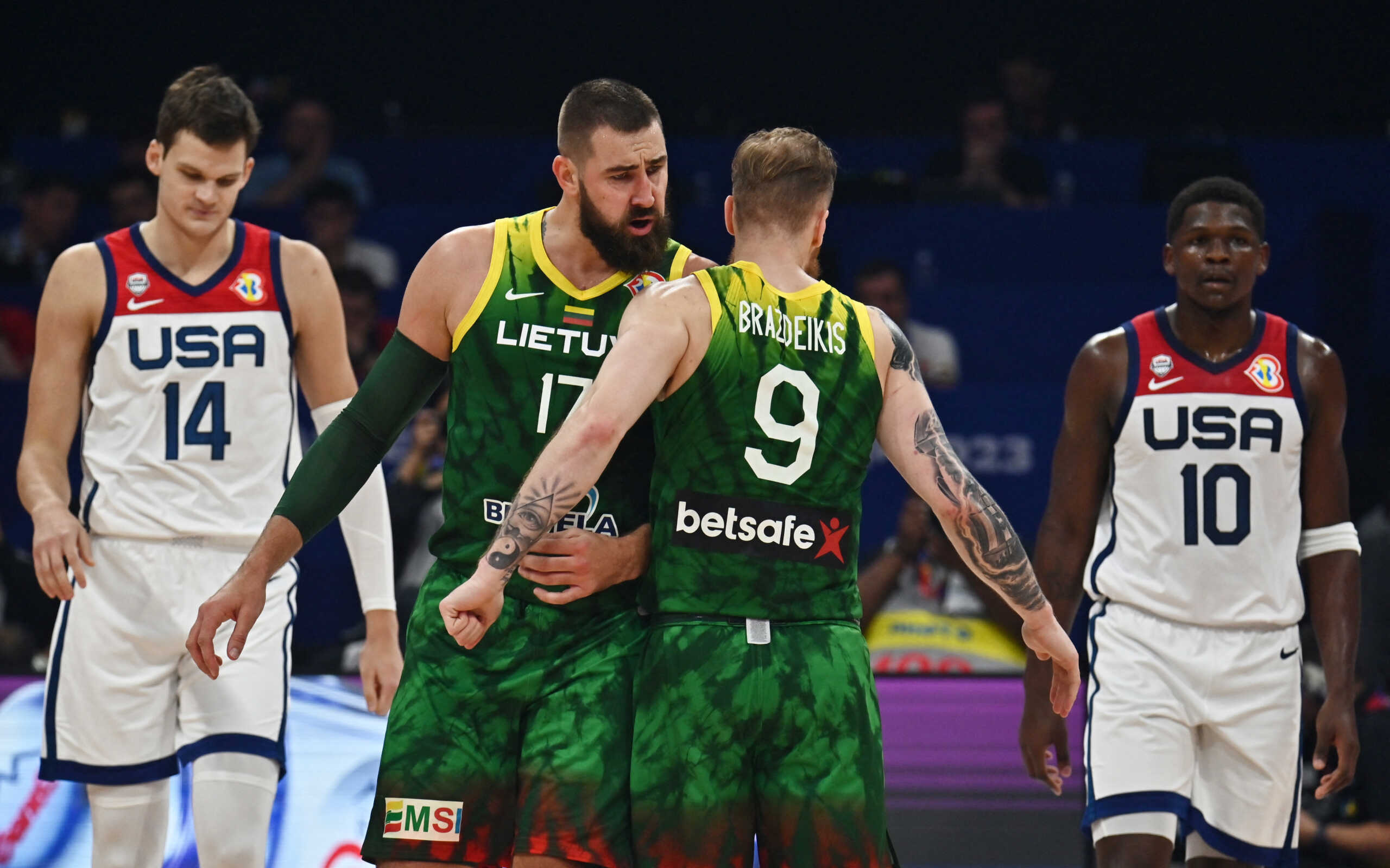 Μundobasket 2023: Η Λιθουανία νίκησε τις ΗΠΑ και πήρε την πρωτιά στον όμιλο