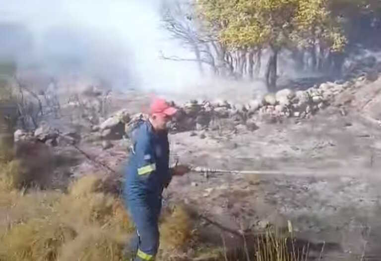 Υπό μερικό έλεγχο η φωτιά στο χωριό Αμάρι Ρεθύμνου - Μεγάλη κινητοποίηση της πυροσβεστικής