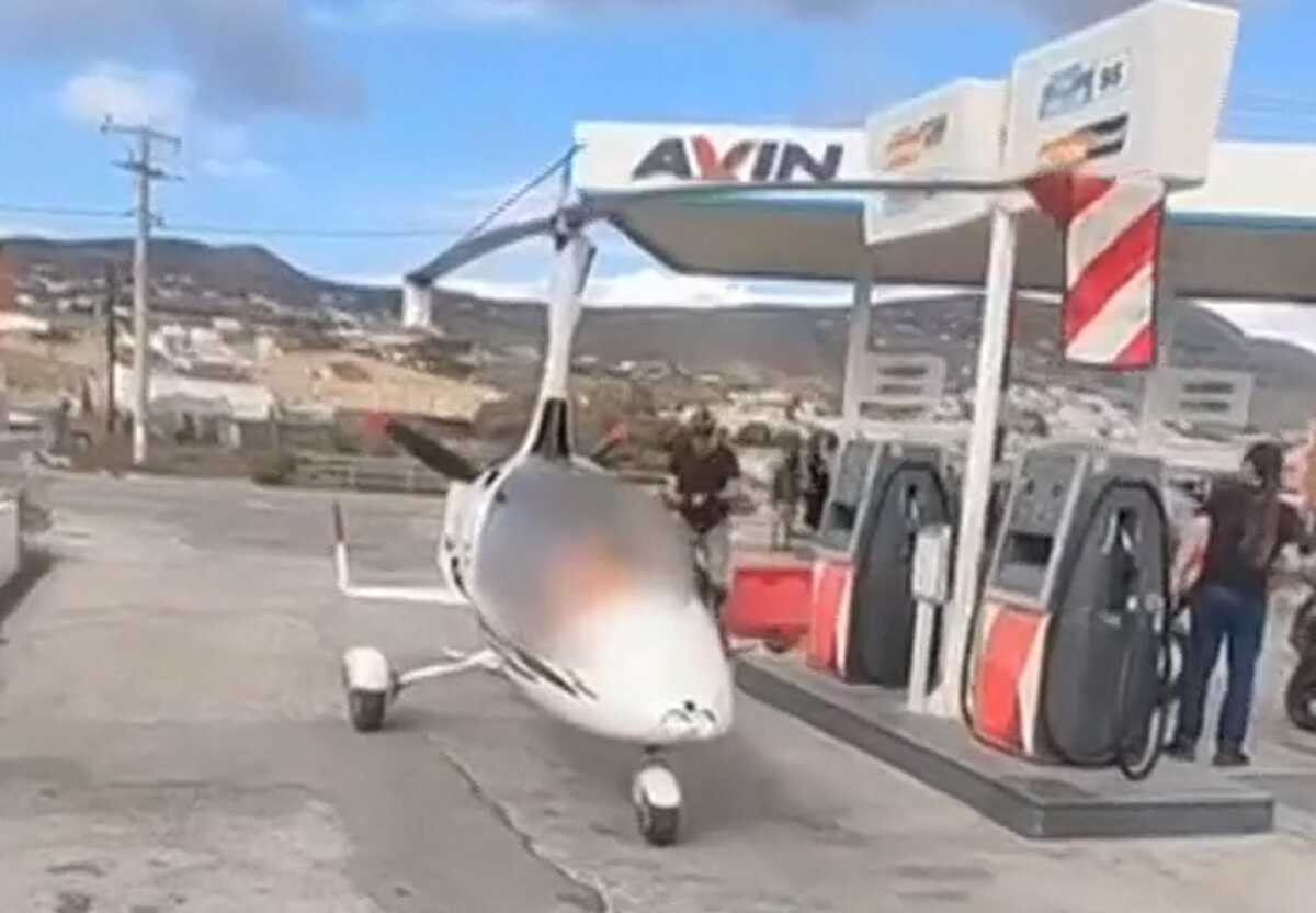 Σύρος: Λύθηκε το μυστήριο με το viral ελικόπτερο που μπήκε σε βενζινάδικο για να βάλει καύσιμα