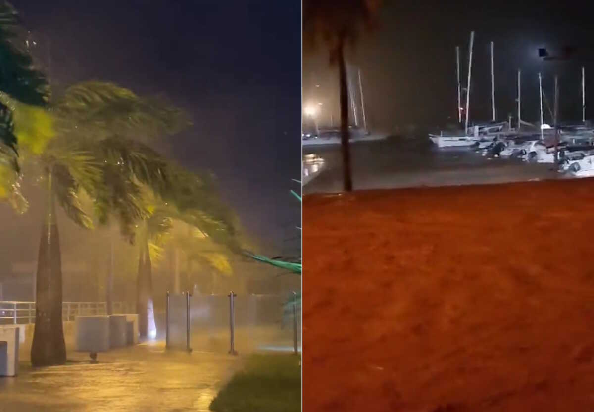 Γουαδελούπη: Τροπική καταιγίδα προκαλεί πλημμύρες – Εντυπωσιακά βίντεο