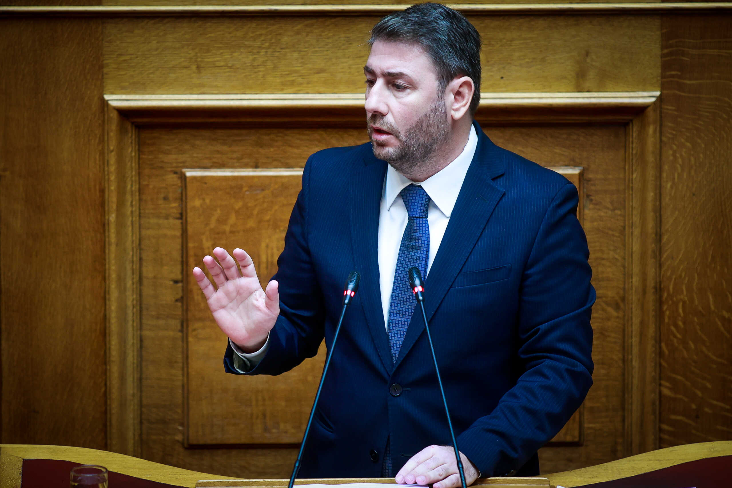 Νίκος Ανδρουλάκης στη Βουλή: Δεν θα δώσω «συναίνεση Ποντίου Πιλάτου»