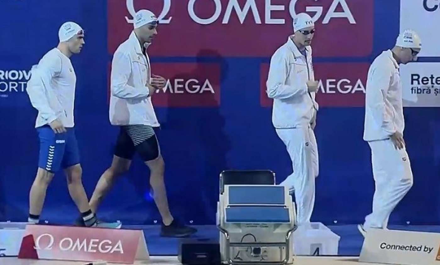 Ιστορικό χάλκινο μετάλλιο για την Ελλάδα στα 4Χ50μ. ελεύθερο ανδρών στο Ευρωπαϊκό 25άρας πισίνας