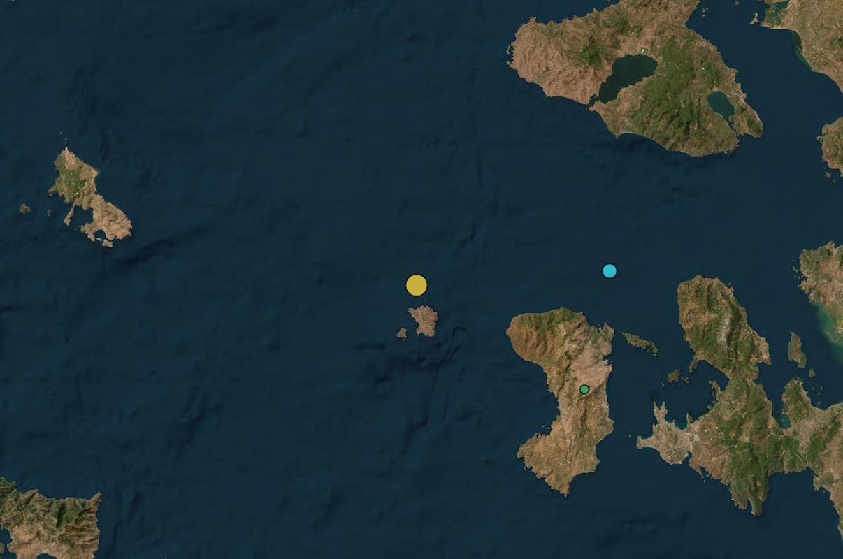 Σεισμός 4,2 Ρίχτερ κοντά στα Ψαρά