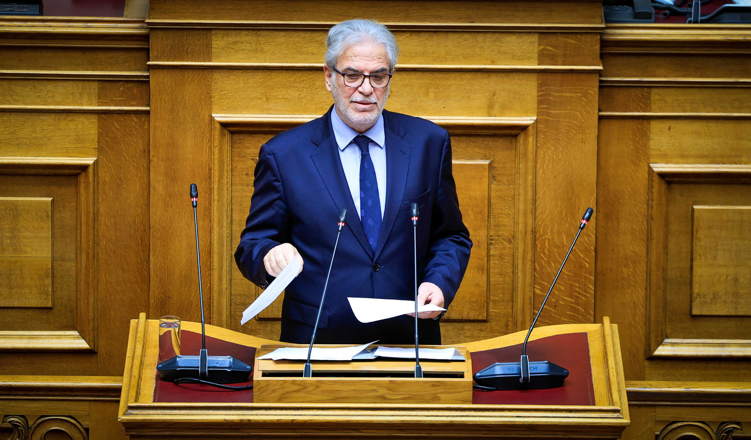 Χρήστος Στυλιανίδης: Αντιδράσεις στη Βουλή για τη φράση «η μισή Κύπρος είναι τουρκική» – Ήταν σε εισαγωγικά, απάντησε