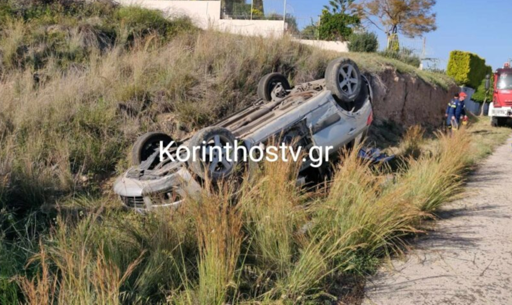 Τροχαίο στον Ισθμό – Αυτοκίνητο ντελαπάρισε στις Κεγχρεές