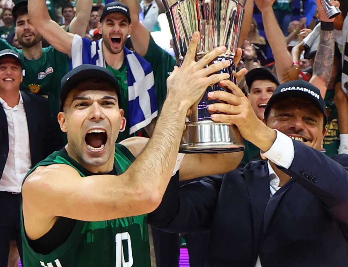 Ο Κώστας Σλούκας μετά την κατάκτηση της Euroleague με τον Παναθηναϊκό: «Μην τους λες τα όνειρά σου, δείξ’ τα»