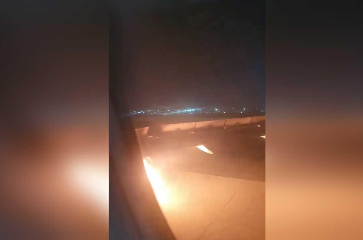 Ινδία: Κινητήρας αεροπλάνου τυλίχθηκε στις φλόγες – Στιγμές τρόμου σε πτήση της Air India