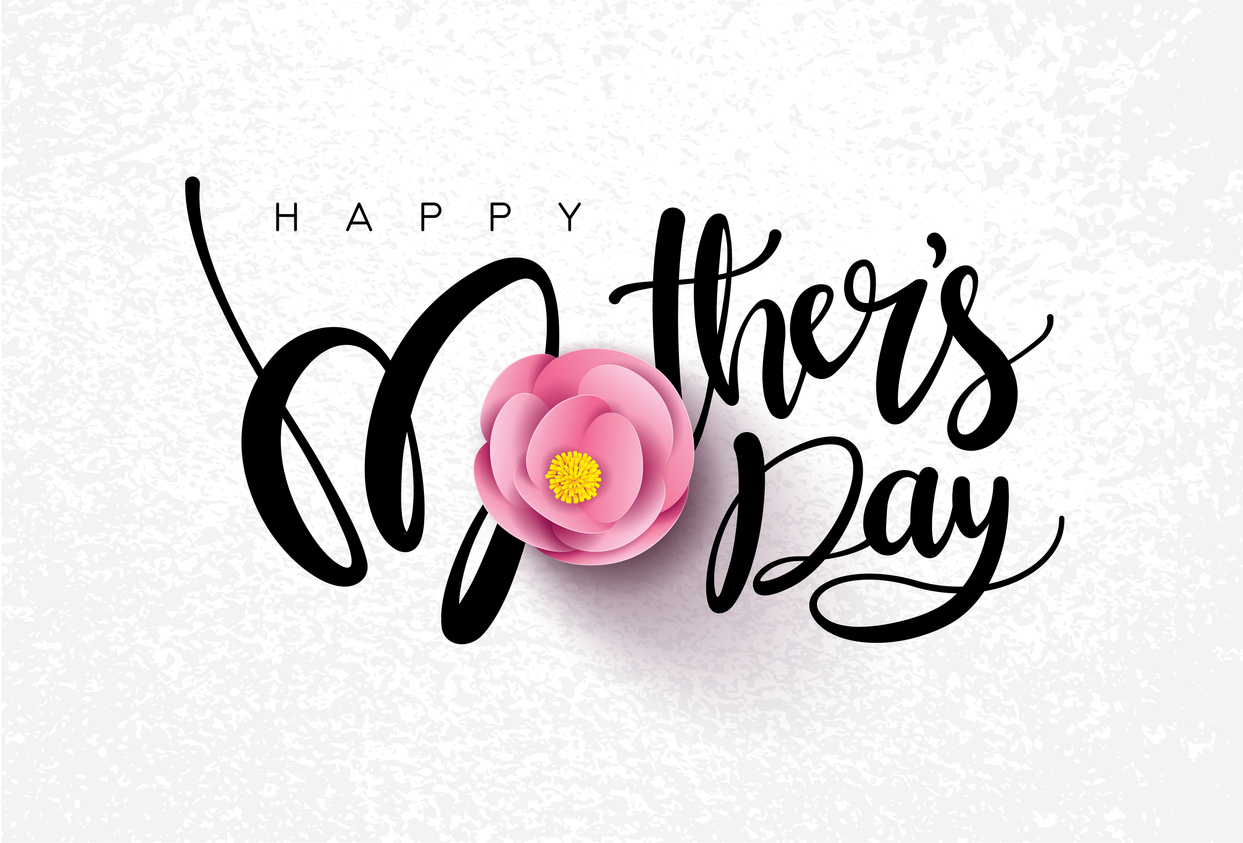 Happy Mother's Day Calligraphy Background