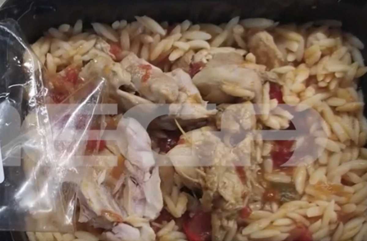 Λαμία: Προβληματισμός από τις εικόνες των γευμάτων που μοιράζονταν σε μαθητές με σκουλήκια και πούπουλα