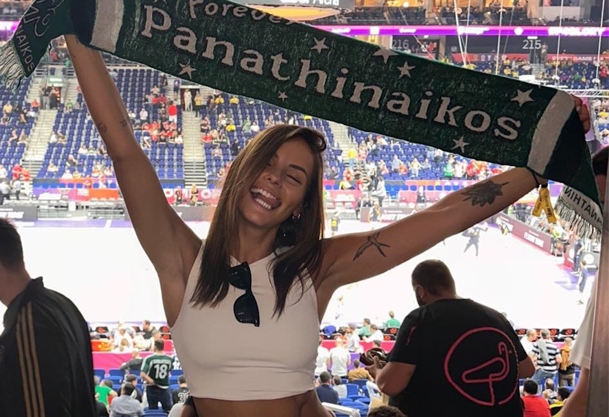 Η εντυπωσιακή Σοφιάννα Αβραμάκη πανηγύρισε την πρόκριση του Παναθηναϊκού στον τελικό του Final Four