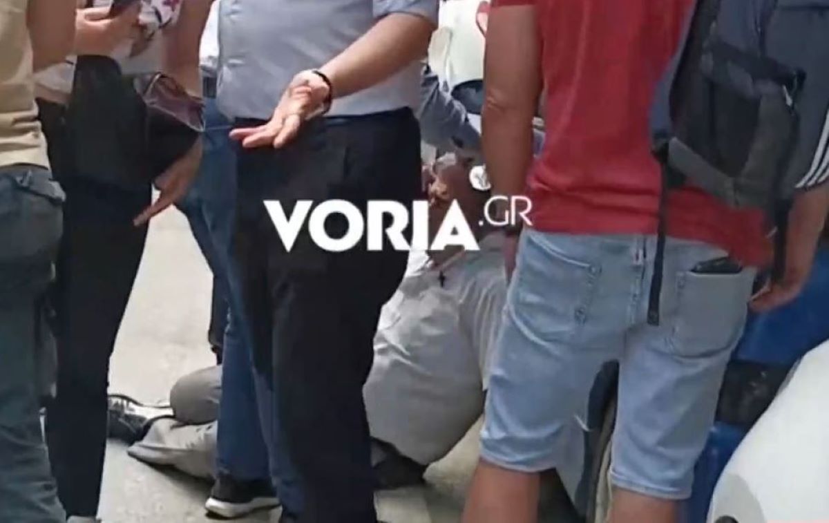 Θεσσαλονίκη: Οδηγοί πιάστηκαν στα χέρια στη μέση του δρόμου – Βίντεο ντοκουμέντο