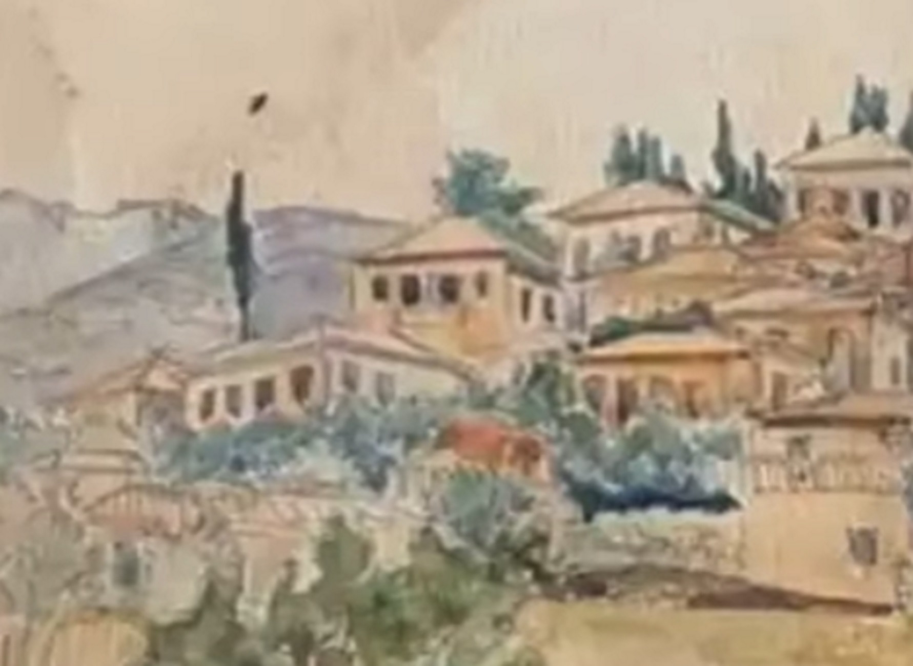 Εύβοια: Βρέθηκε μετά από 80 χρόνια η ζωγραφιά Γερμανού στρατιώτη που ήρθε στην Ελλάδα ως κατακτητής το 1941