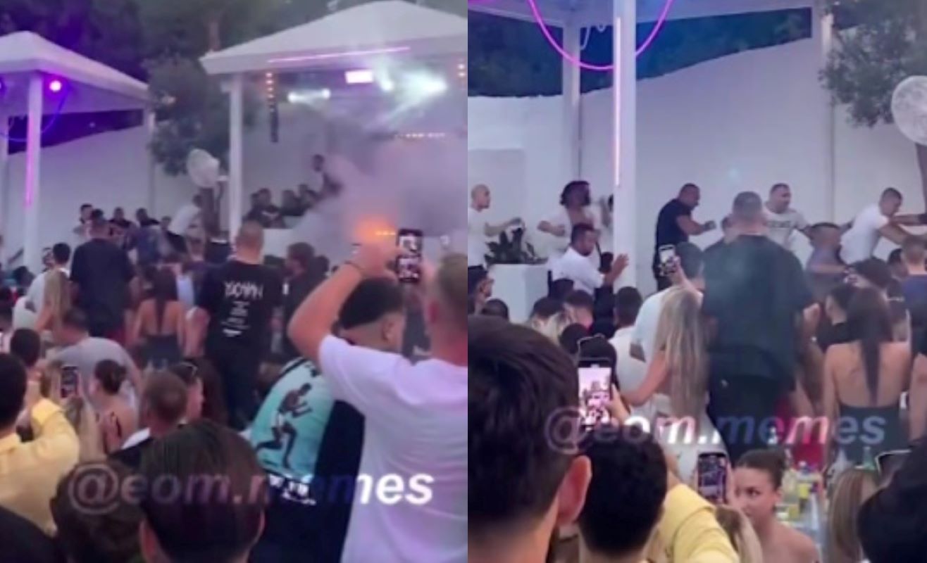 Χαλκιδική: Ξύλο μετά μουσικής σε beach bar – Viral το βίντεο του άγριου καβγά