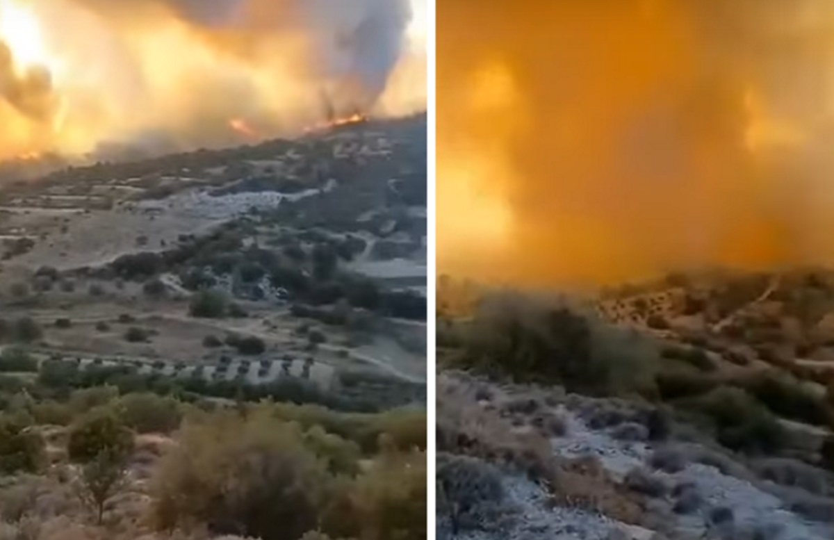 Μεγάλη φωτιά στην Κύπρο: Εκκενώνονται χωριά στην Πάφο