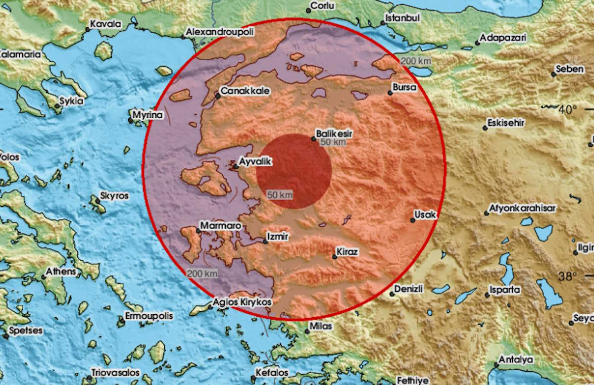 Σεισμός 5,1 Ρίχτερ στην Τουρκία: Αισθητός και στα νησιά του βορειοανατολικού Αιγαίου