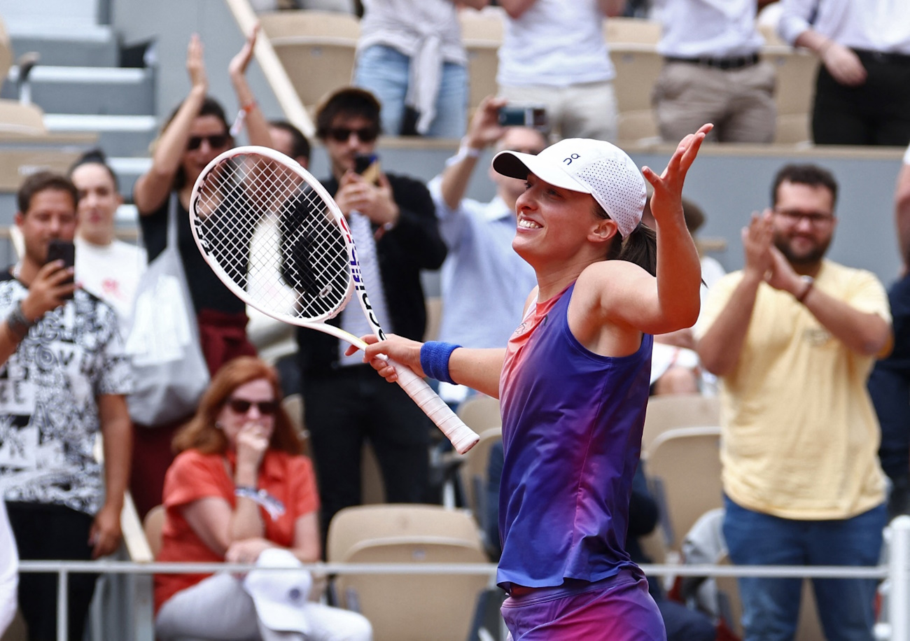 Roland Garros: Σφιόντεκ και Γκοφ αποτελούν το πρώτο ζευγάρι των ημιτελικών στις γυναίκες