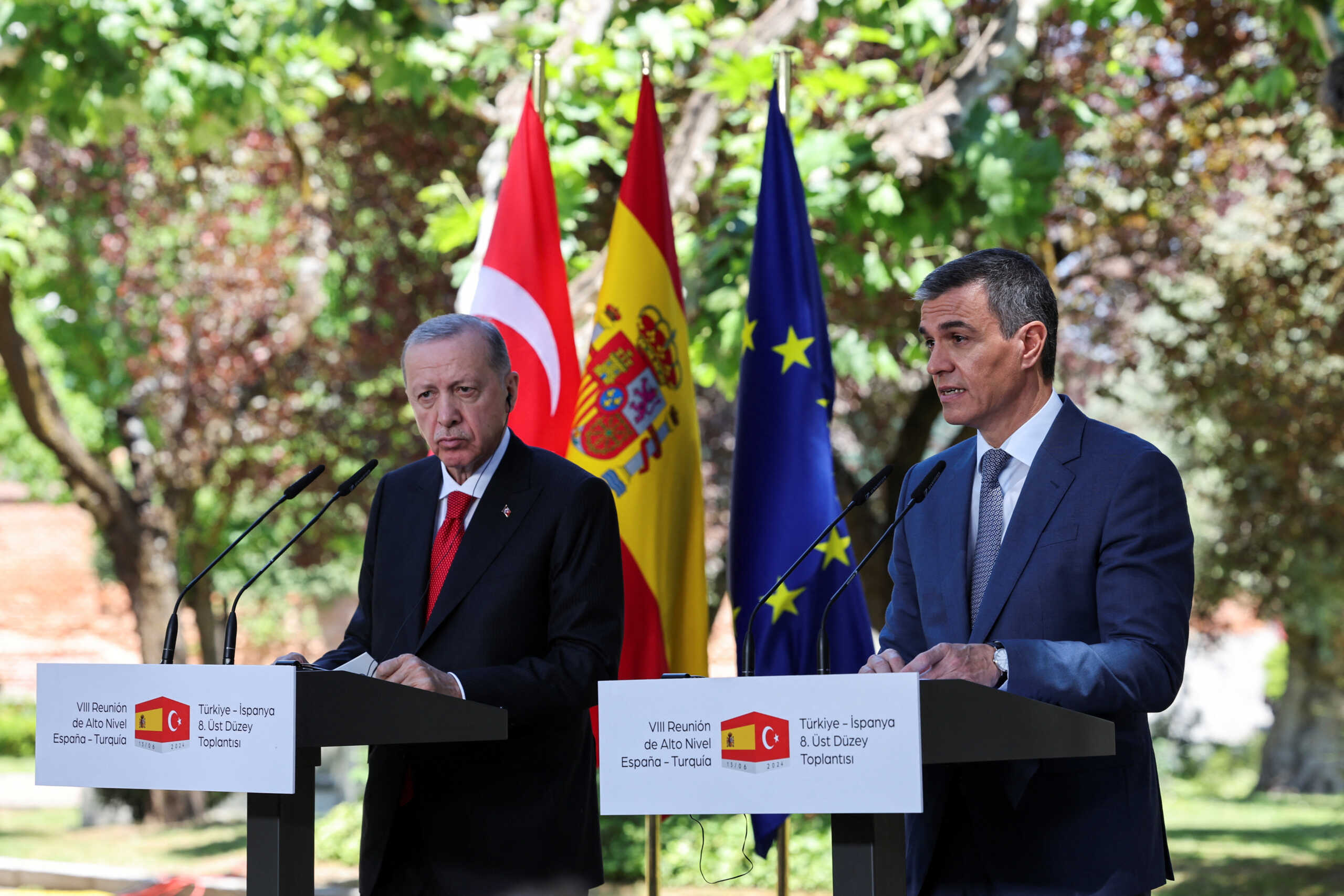 Σάντσεθ σε Ερντογάν: Η Ισπανία είναι ο καλύτερος σύμμαχος της Τουρκίας στην Ευρώπη