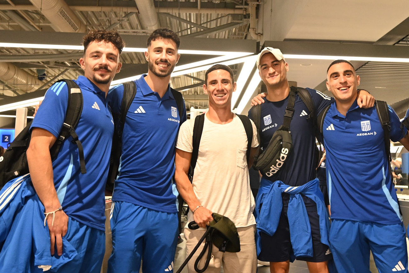 Η Εθνική ομάδα του στίβου συναντήθηκε με τον Ντάνιελ Ποντένσε πριν πετάξει για Ρώμη και το Ευρωπαϊκό πρωτάθλημα
