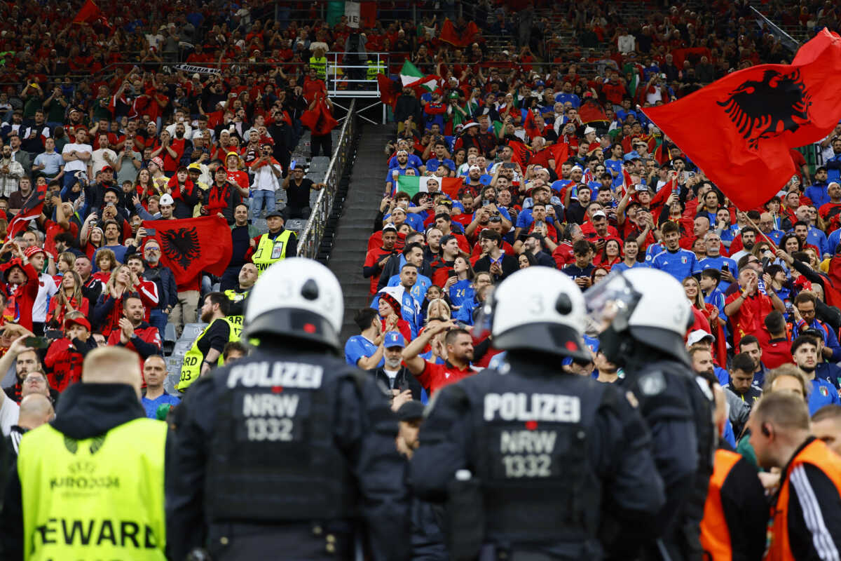 Ιταλία – Αλβανία: Συλλήψεις οπαδών από την αστυνομία πριν την έναρξη του αγώνα για το Euro 2024