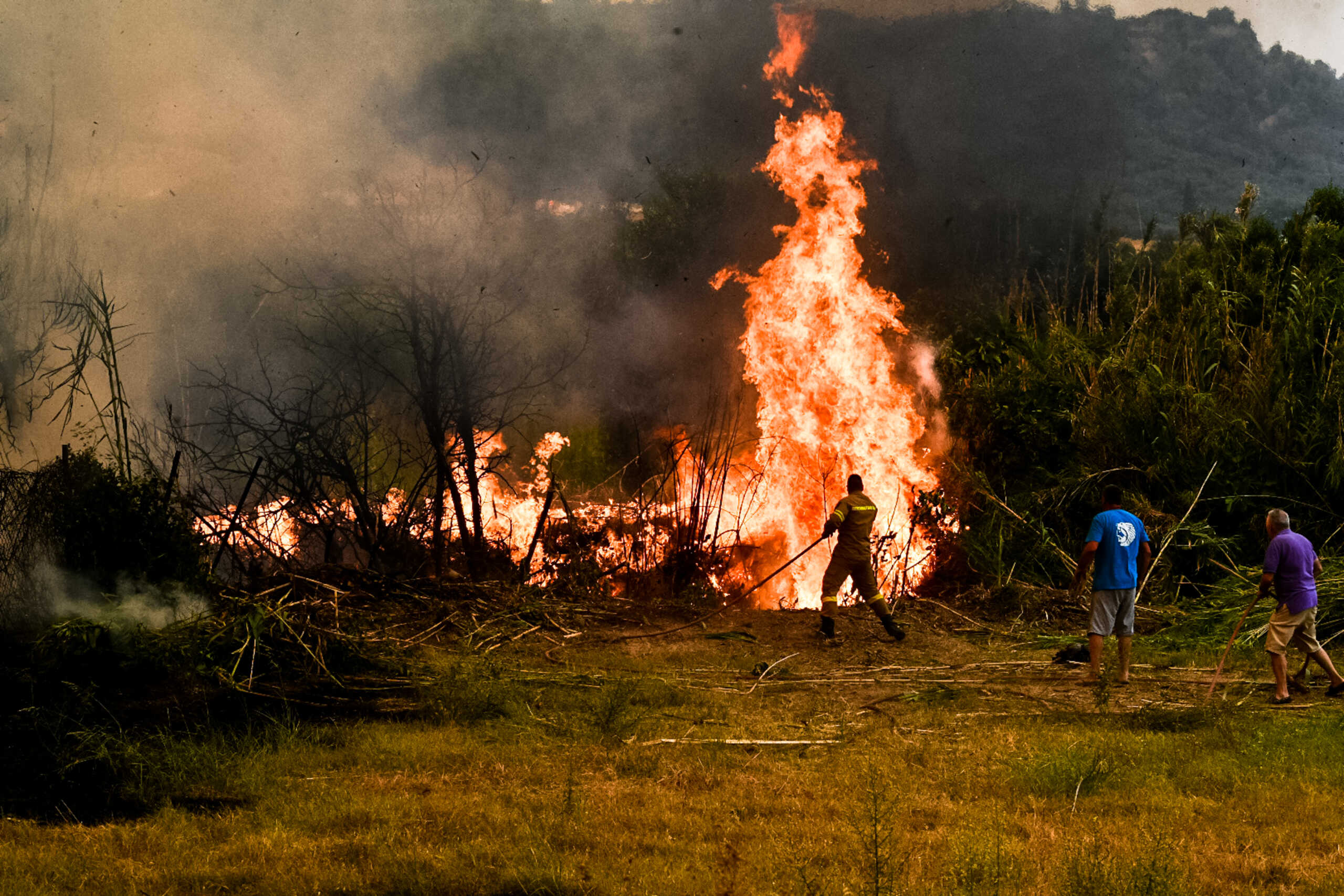 Σε εξέλιξη οι μεγάλες φωτιές σε Ηλεία, Αχαΐα, Μεγαλόπολη και Κρανίδι  – Συνεχής ενίσχυση των πυροσβεστικών δυνάμεων