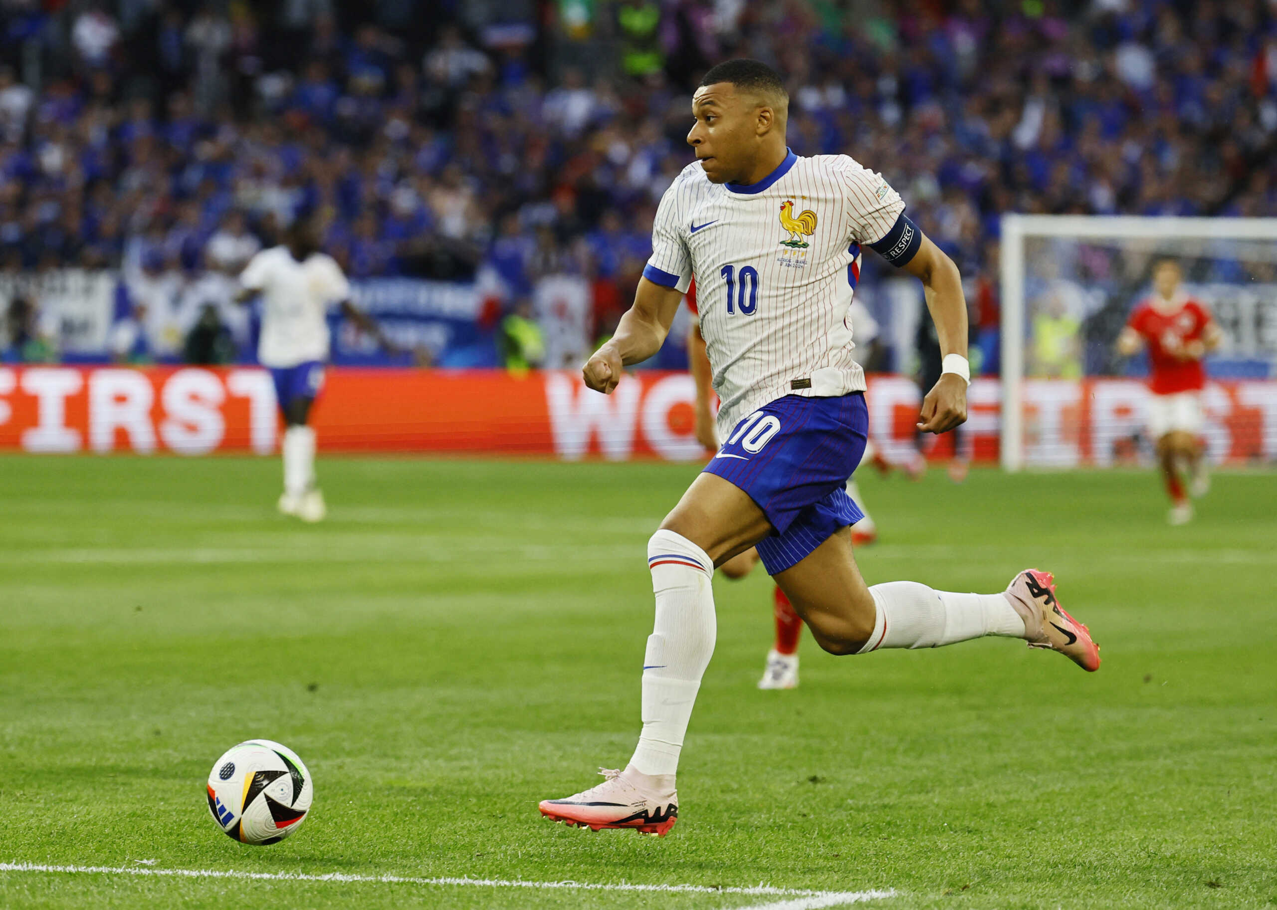 Soccer Football - Euro 2024 - Group D - Austria v France - Dusseldorf Arena, Dusseldorf, Germany - June 17, 2024 France's Kylian Mbappe in action REUTERS