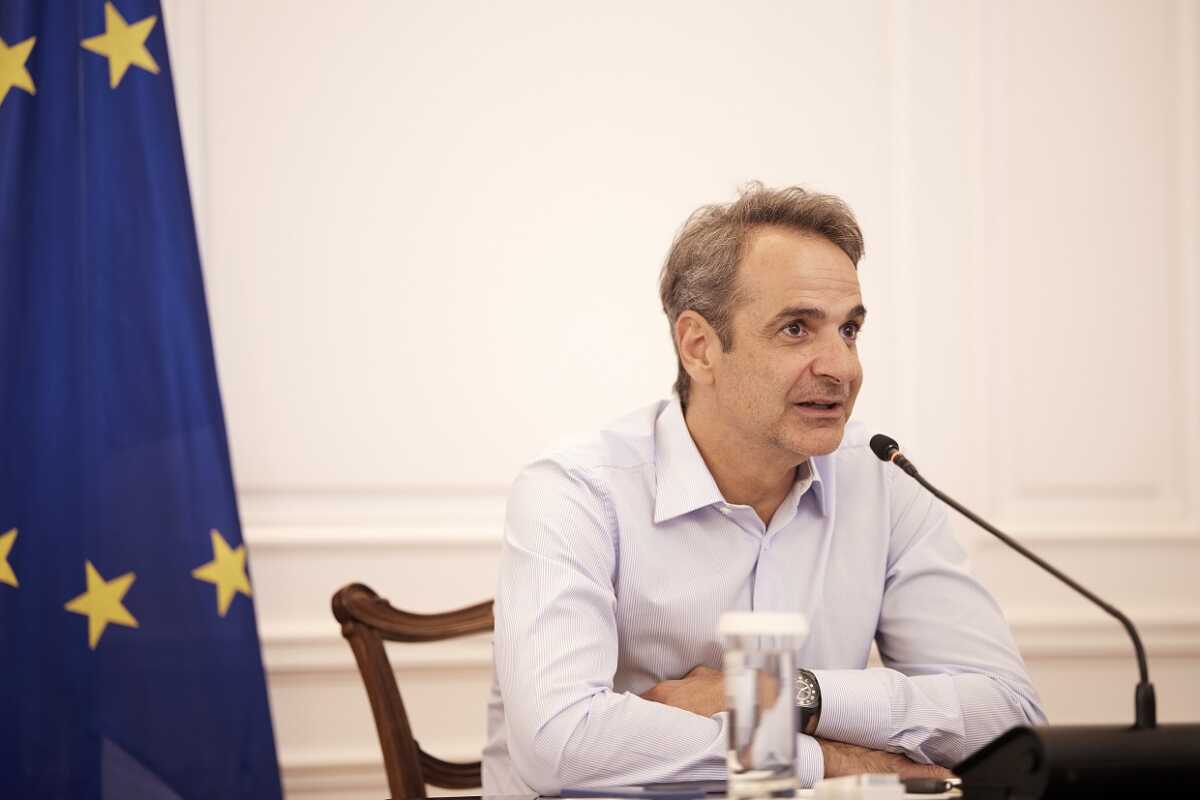 Ο Κυριάκος Mητσοτάκης συμμετείχε στην τηλεδιάσκεψη κορυφής του Ευρωπαϊκού Λαϊκού Κόμματος