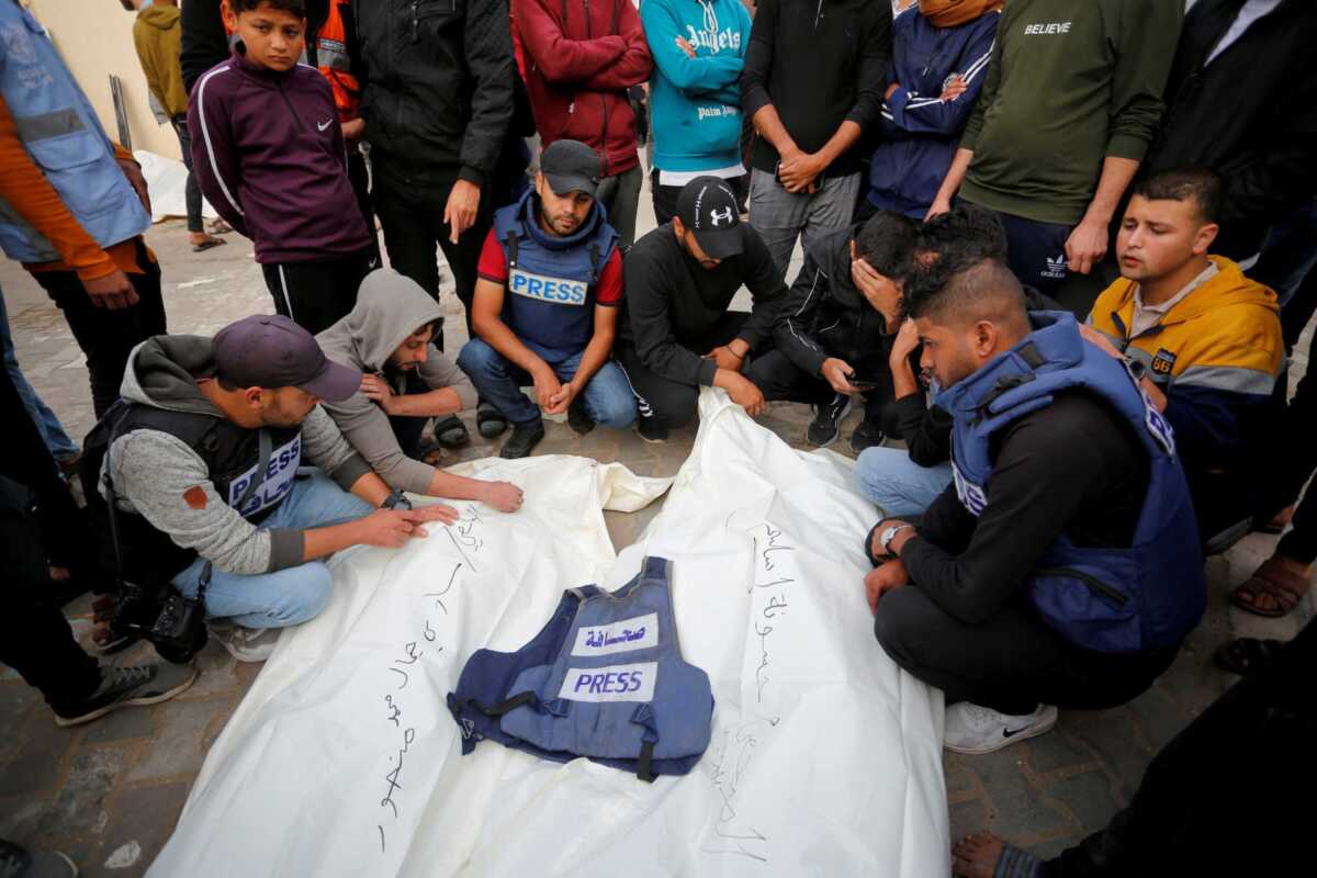 Λωρίδα της Γάζας: Πάνω από 100 δημοσιογράφοι νεκροί στον πόλεμο