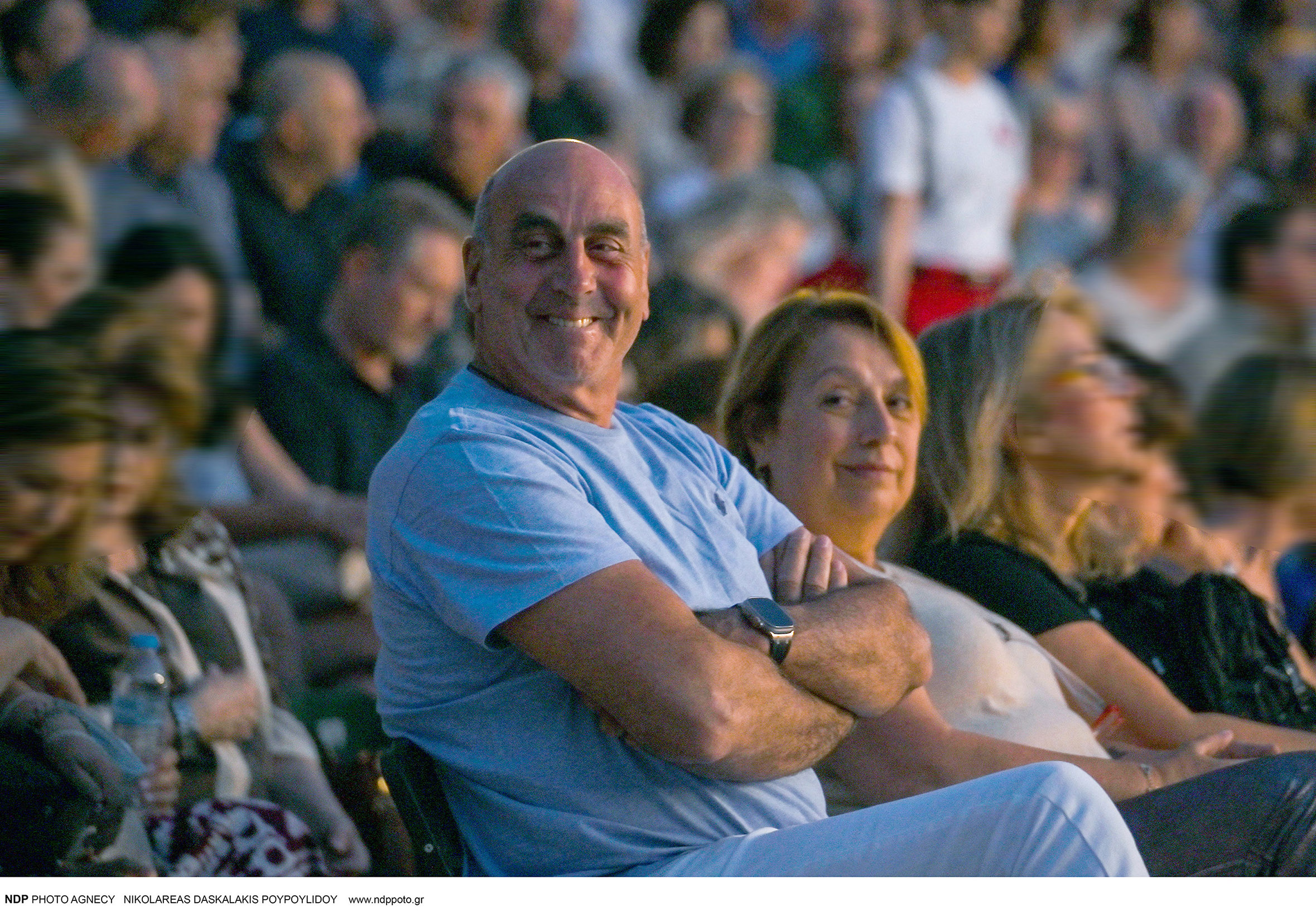 Ο Γιώργος Βουλγαράκης στη συναυλία της κόρης του, Παυλίνας – Δείτε φωτογραφίες