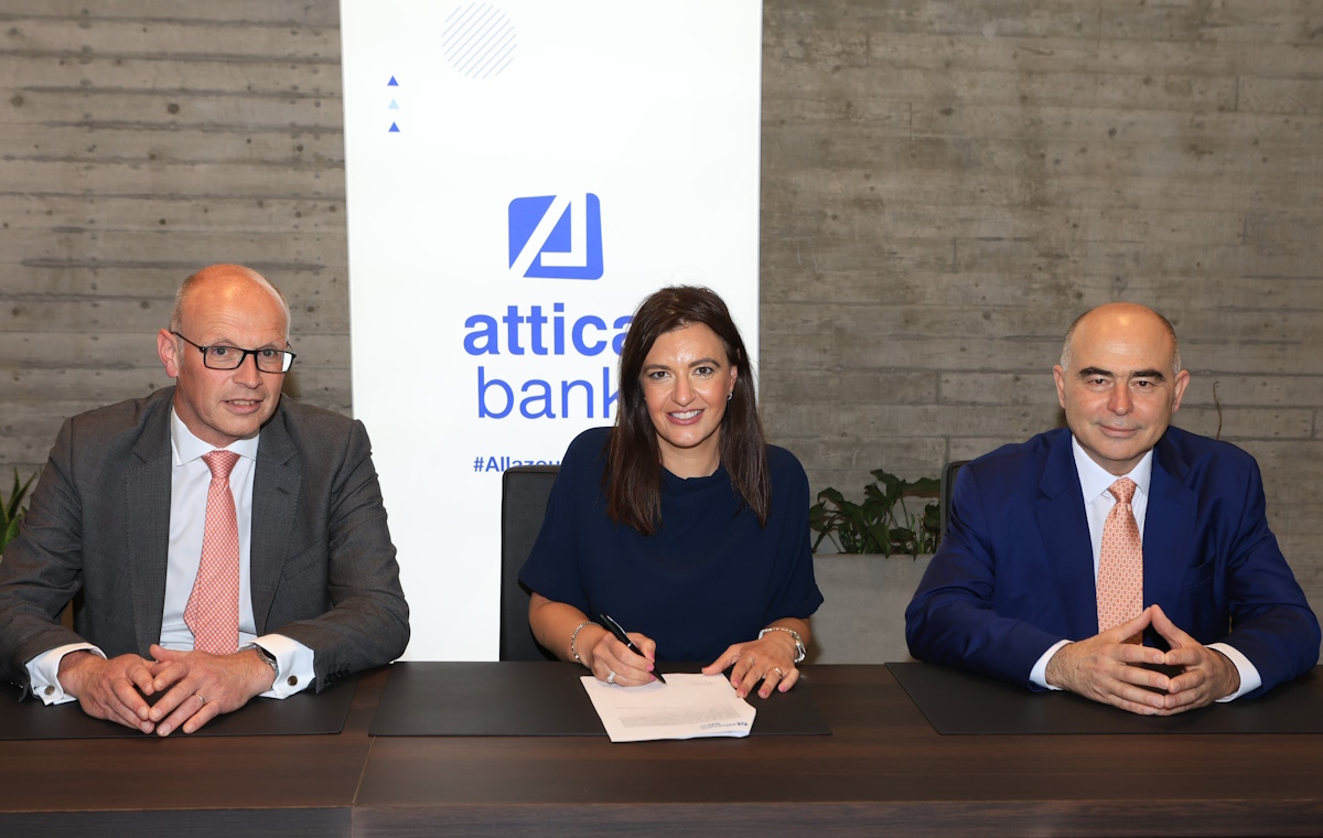 Συνεργασία Attica Bank – Deutsche Bank για τη χρηματοδότηση της κατασκευής 3 αιολικών πάρκων στη Λακωνία
