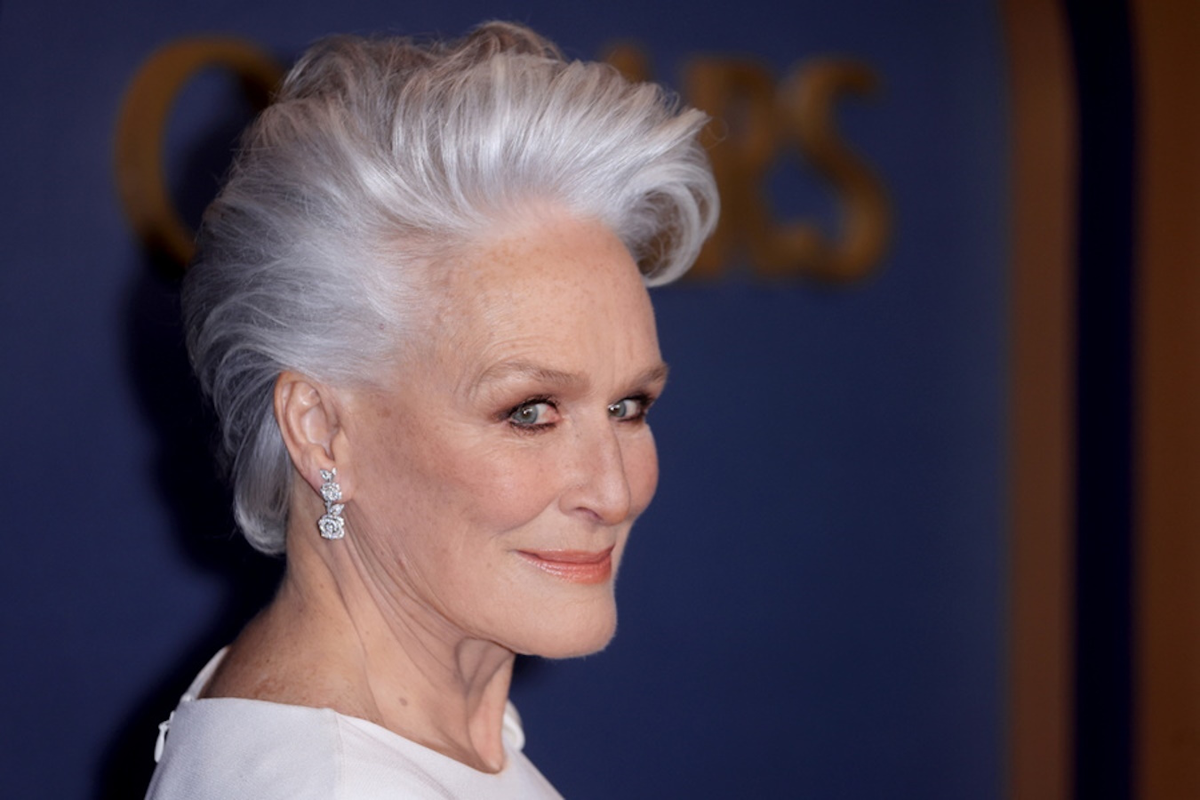 epa11066921 Glenn Close poses on the red carpet for the Academy of Motion Picture Arts and Sciences' 14th Annual Governors Awards at the Ray Dolby Ballroom in Los Angeles, California, USA, 09 December 2024.  EPA